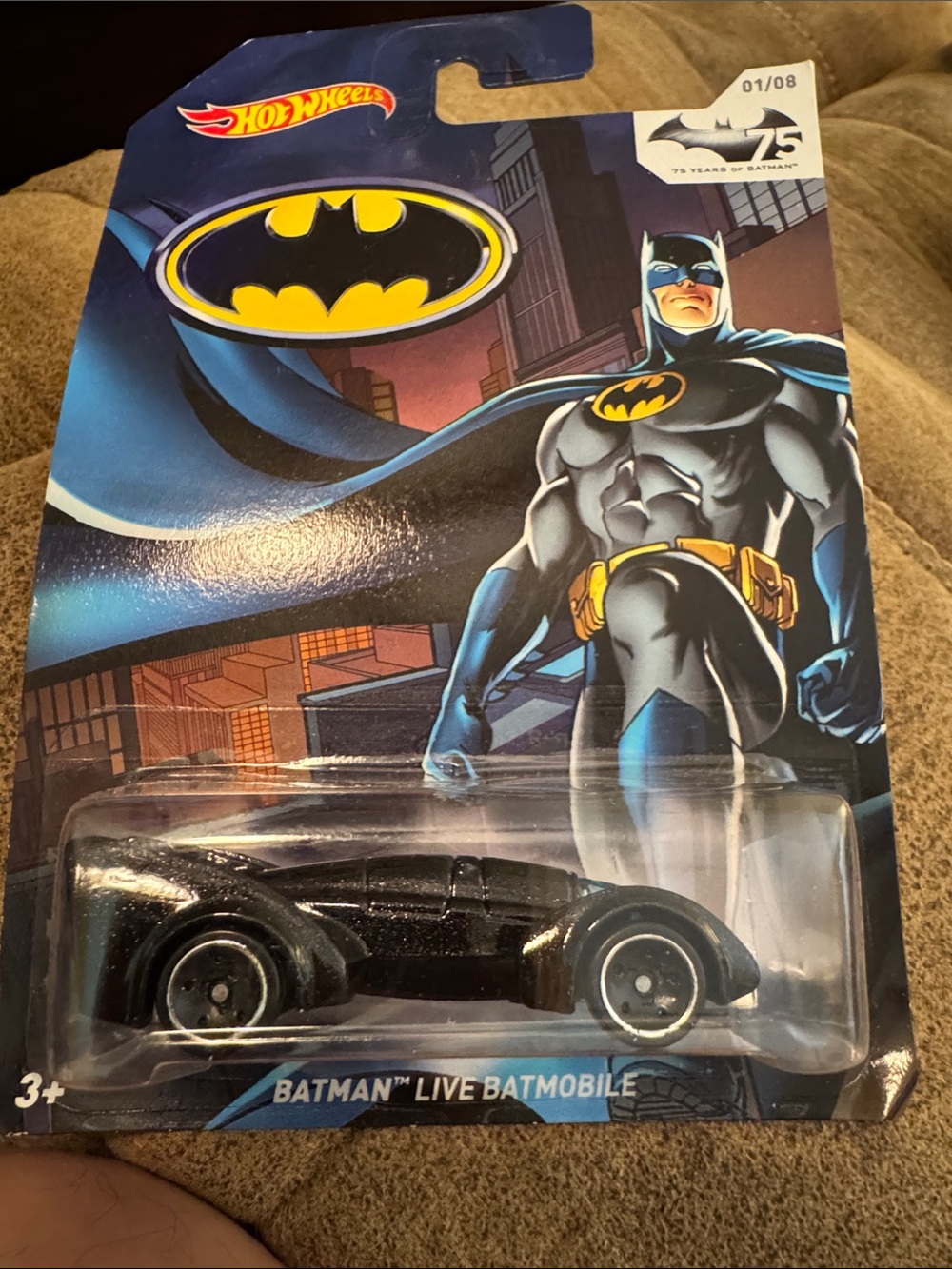 Mattel Hot Wheels Batman Live Batmobile - Black and Yellow Accents